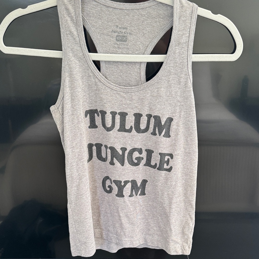 Gray Tulum Jungle Gym Tank Top